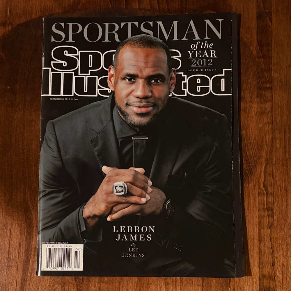 Sports Illustrated LeBron James 2012 Magazine